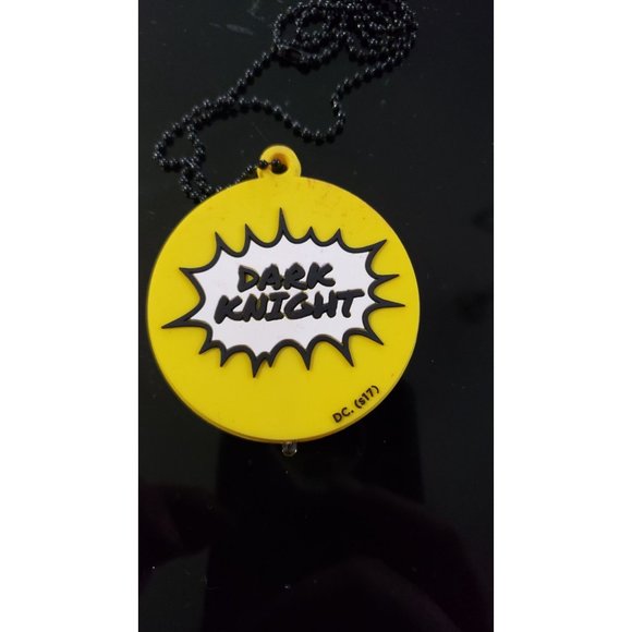 Batman Justice League Light Up Dog Tag‎ vinyl pendant chibi DC Comics cute NEW! - Picture 3 of 5